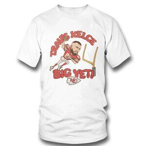 Travis Kelce Big Yeti Meme Kansas City Chiefs NFL Football Graphic Fan T-Shirt